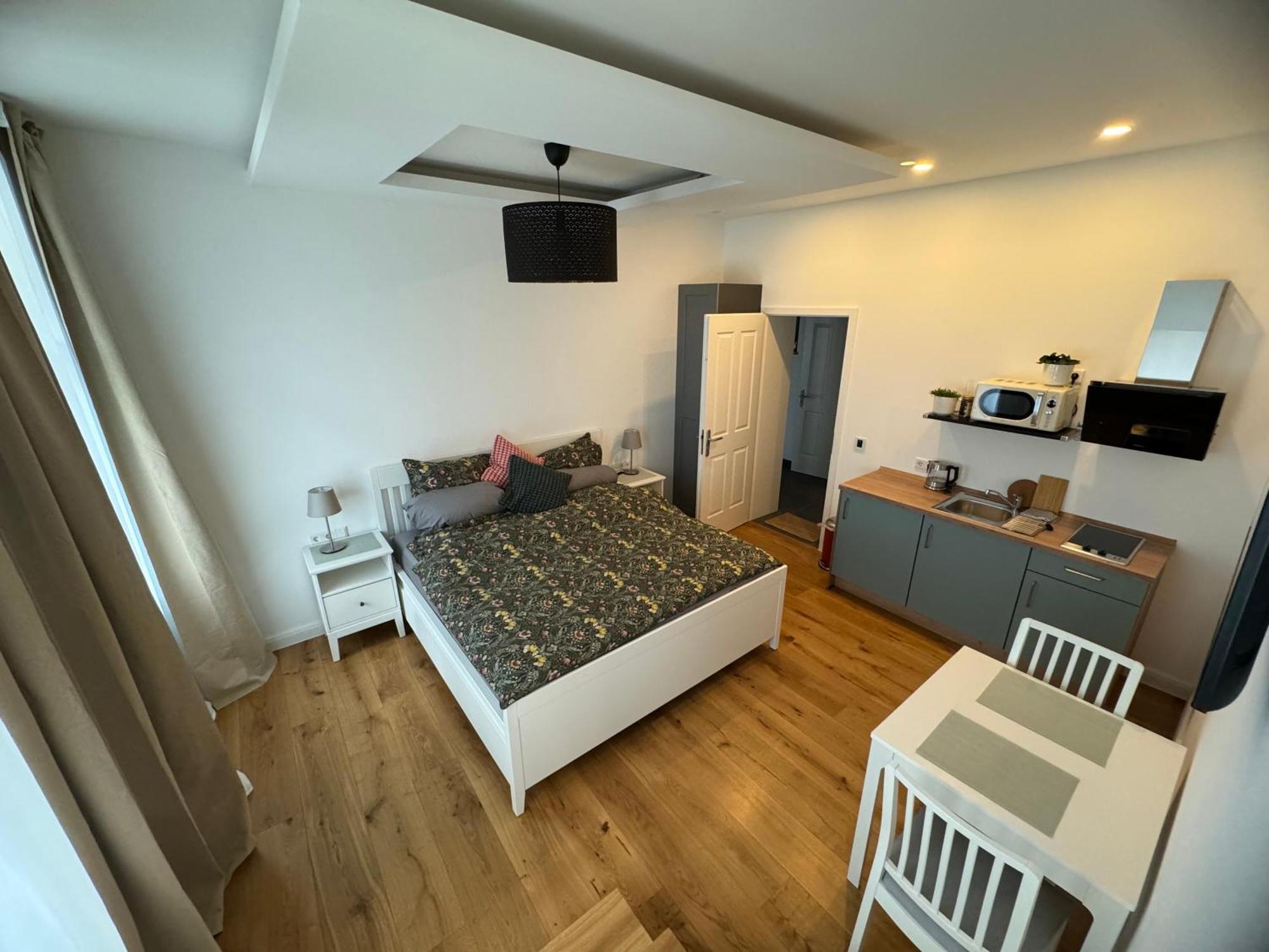 Boutique Hotel Pension Luisengruen Kueche 1Gbs Wlan Netflix Disney Magentatv 켐니츠 외부 사진