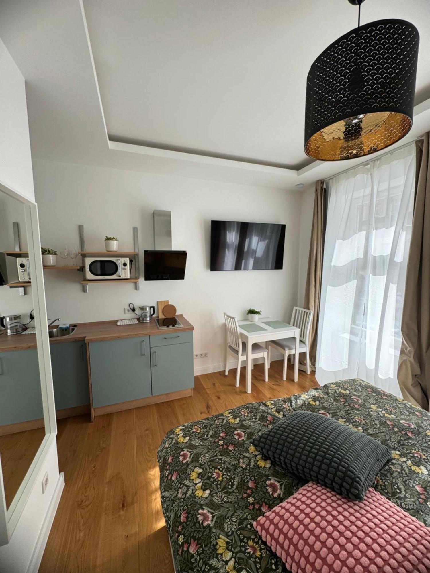 Boutique Hotel Pension Luisengruen Kueche 1Gbs Wlan Netflix Disney Magentatv 켐니츠 외부 사진